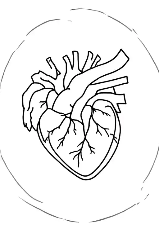 surviving heart attack pose tattoo design idea