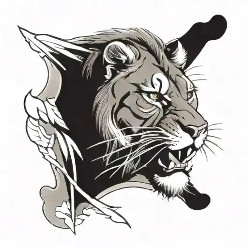 Detroit Lions tattoo design idea