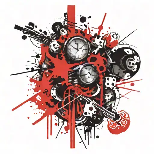 can't break whats already broken tattoo design idea