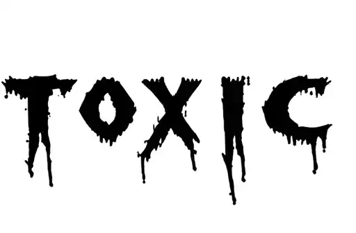 "Toxic" tattoo design idea