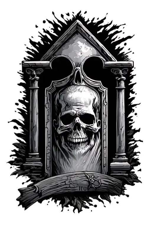 tombstone movie arm sleeve tattoo tattoo design idea