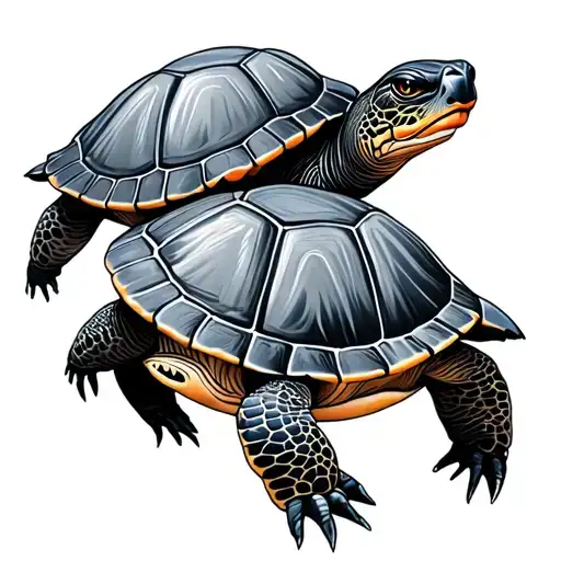 live, laugh, love as turtles tattoo design idea