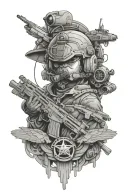 Military Intelligence Systems Maintainer  tattoo design idea