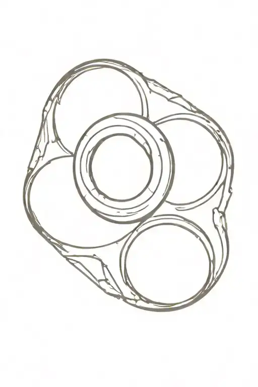 45 vinyl rpm adapter tattoo design idea