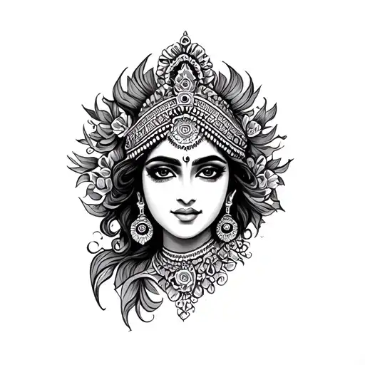 Mahal tattoo design idea