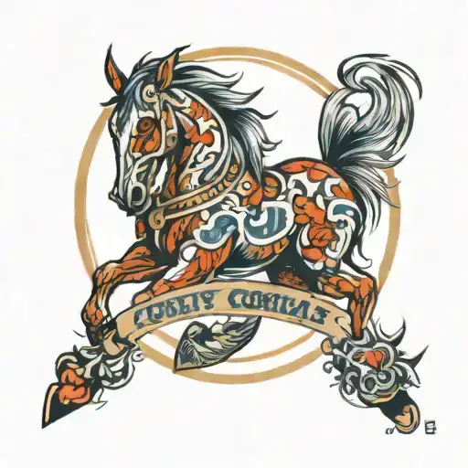 colts tattoo design idea