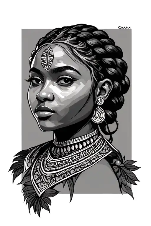 Ghana inspired tattoo tattoo design idea