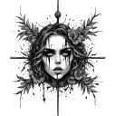 Beautiful Disaster tattoo design idea