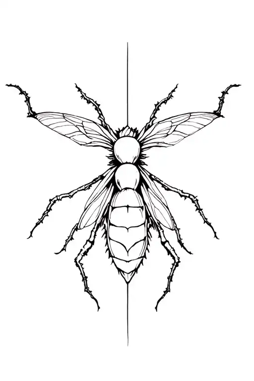 Beelzebub tattoo design idea