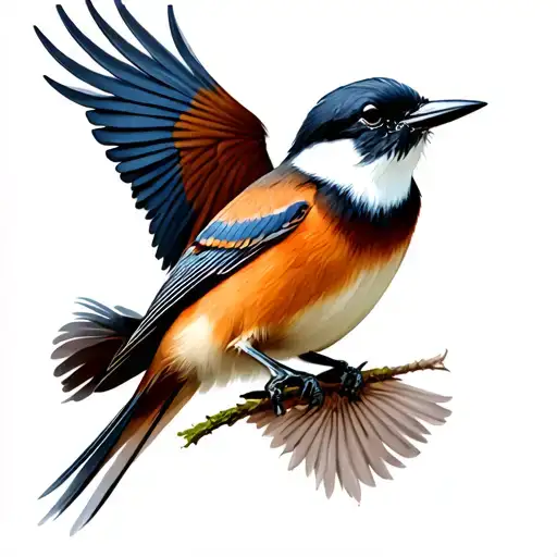 shrike tattoo design idea