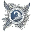 navy and nasa tattoo design idea