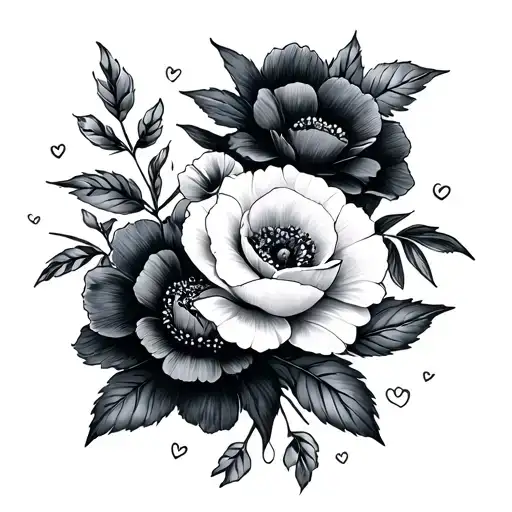 create memories, have a good life before you go, spend time with your loved ones, flowers  tattoo design idea