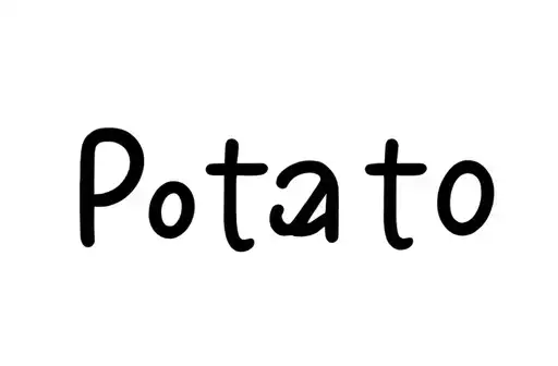 "Potato" tattoo design idea
