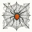 spider web tattoo with 2004 above it tattoo design idea