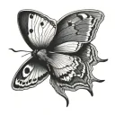 moth tattoo tattoo design idea