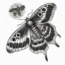 moth tattoo tattoo design idea