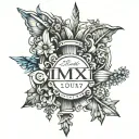 text roman numerals representing important dates March 19, 2004, April 10 2007, May 8, 2017 tattoo design idea