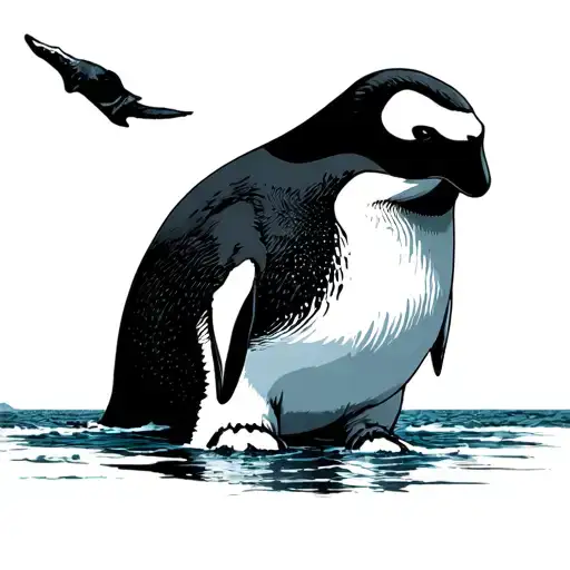 Antarctica tattoo design idea
