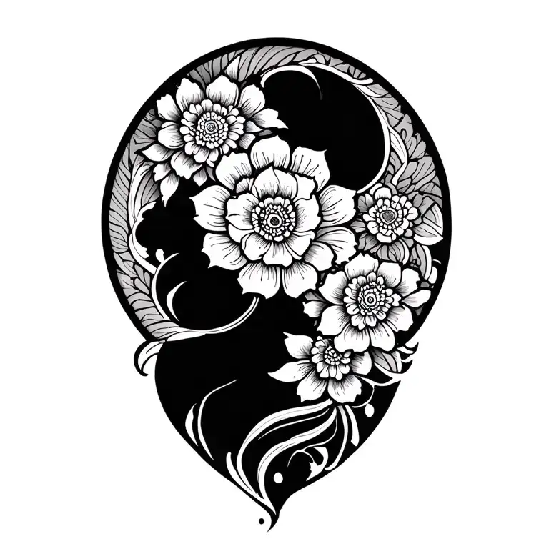 mandala tattoo design idea