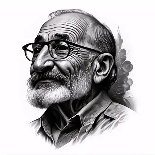 dad died tattoo design idea