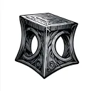 Thor hammer tattoo design idea