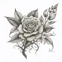 ever changing times growth tattoo design idea