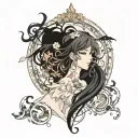 fear and madness tattoo design idea