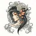 fear and madness tattoo design idea