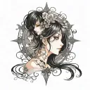 fear and madness tattoo design idea