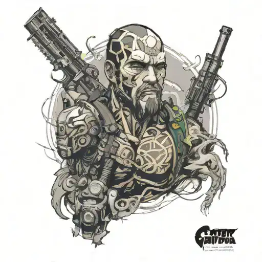 gta san andreas god of war metal gear shadow of Colossus  tattoo design idea