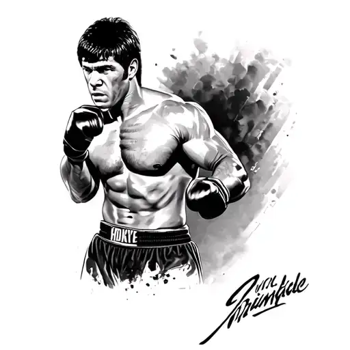 Rocky Balboa tattoo design idea