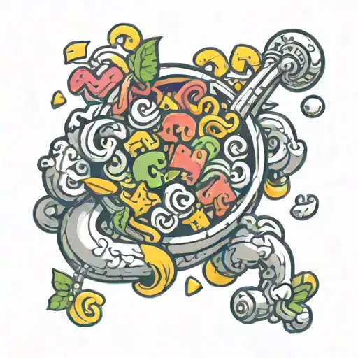 Lucky charms linked tattoo design idea