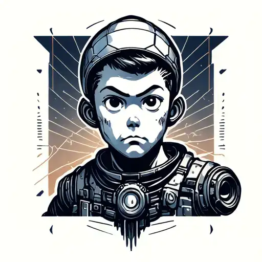 Fallout Vault Boy tattoo design idea