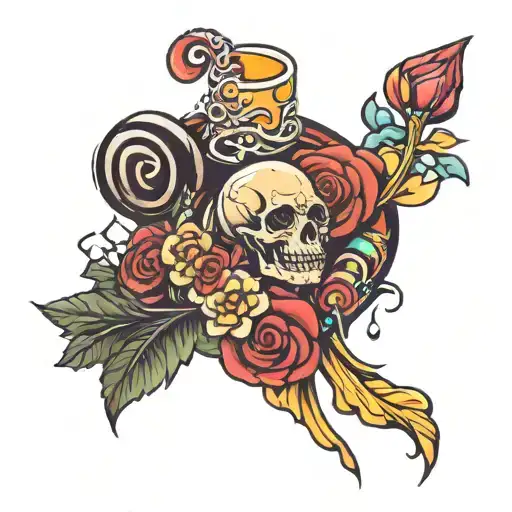 Jelly roll inspired tattoo tattoo design idea