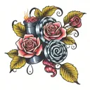 Jelly roll inspired tattoo tattoo design idea