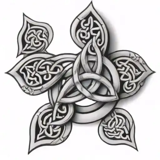 Celtic Trinity Knot tattoo design idea