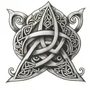 Celtic Trinity Knot tattoo design idea