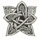 Celtic Trinity Knot tattoo design idea