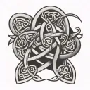 Celtic Trinity Knot tattoo design idea