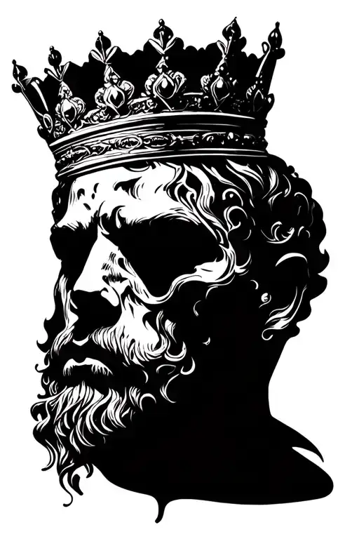 heavy is the crown tattoo design idea