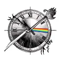 Pink Floyd Time tattoo design idea