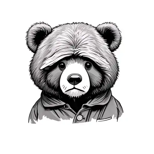 Paddington Bear tattoo design idea