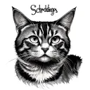 Schrodingers Cat tattoo design idea