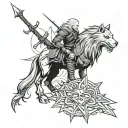 the Witcher 3 tattoo design idea