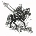 the Witcher 3 tattoo design idea
