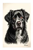 Hell Hound Dog tattoo design idea