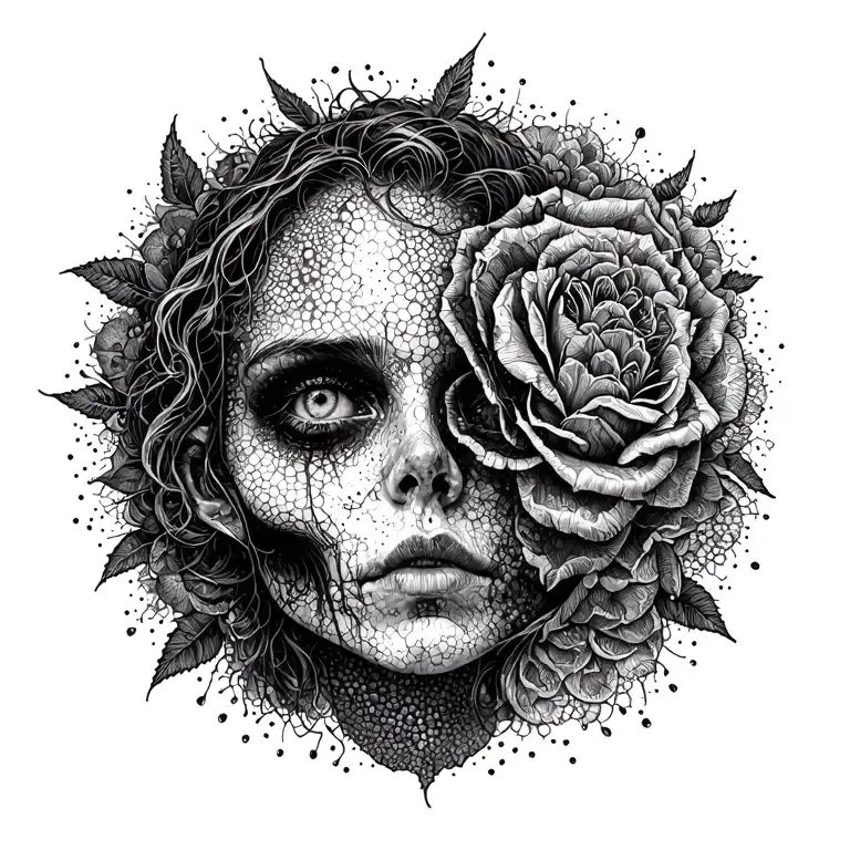 schizophrenia tattoo design idea