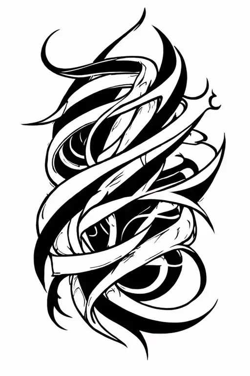 a tattoo that wraps around from elbow to wrist and is themed after the Sandman comic book tattoo design idea