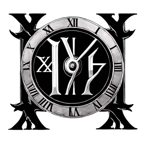 1967 Roman Numerals tattoo design idea