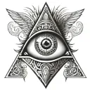 eye of osiris tattoo design idea